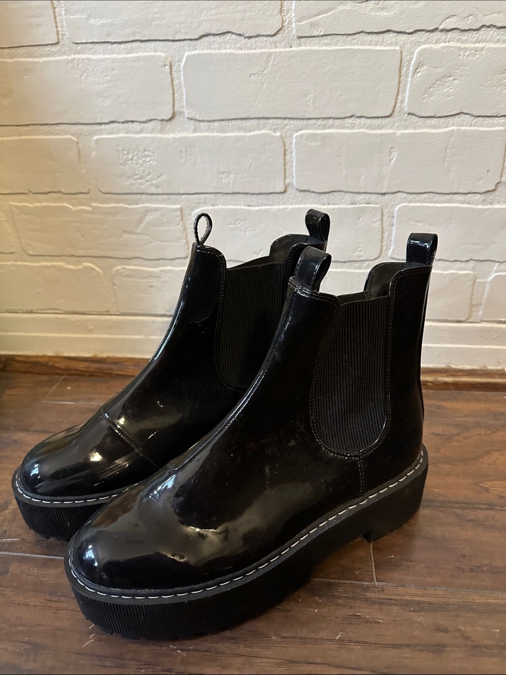 H&M black booties size 9.5